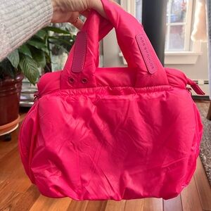 See By Chloe Hot Pink Joyrider Nylon Shoulder Bag | Like New Condition